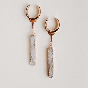 Pretty potato earrings